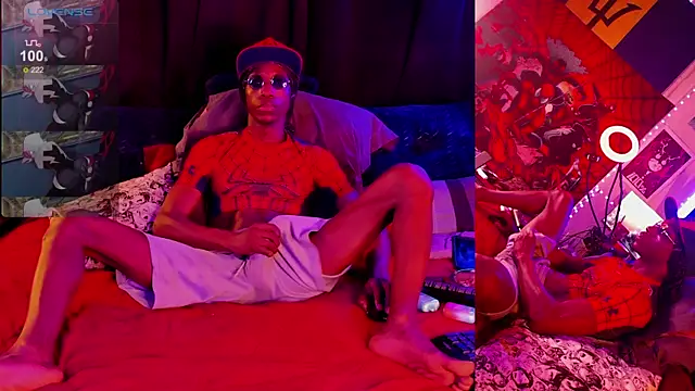 BlackLewdSpidey online show from 01.19.25