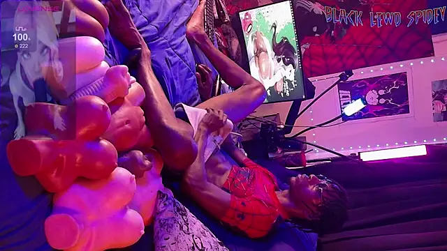 BlackLewdSpidey online show from 05.09.26