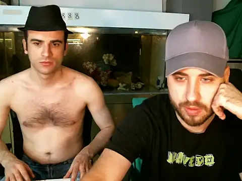 Snapshot of 2hellboys chatting on 10.24.25 2hellboys online show from 10.24.25