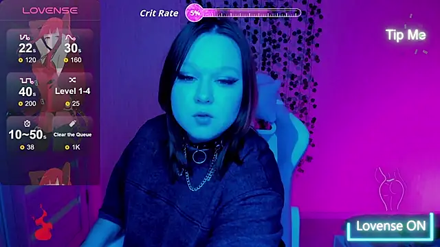 Lovly Vixen online show from 10.31.25