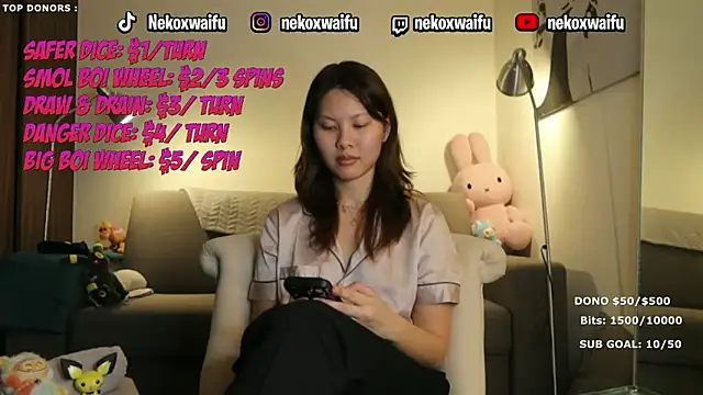 Snapshot of nekoxwaifu chatting on 03.19.26 nekoxwaifu online show from 03.19.26
