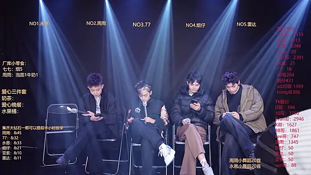 Snapshot of BTS-007 chatting on 02.12.26 BTS-007 online show from 02.12.26