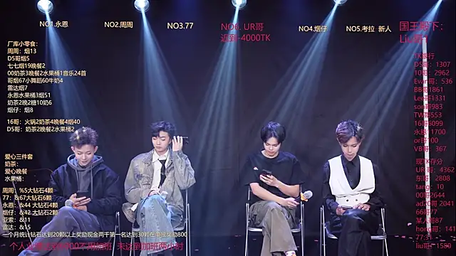 Snapshot of BTS-007 chatting on 02.24.26 BTS-007 online show from 02.24.26