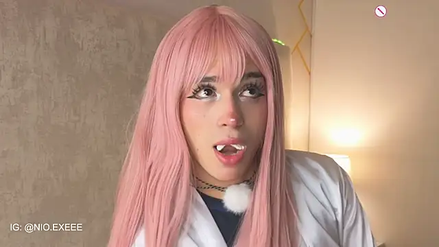 Snapshot of Nioki_ chatting on 03.28.26 Nioki online show from 03.28.26