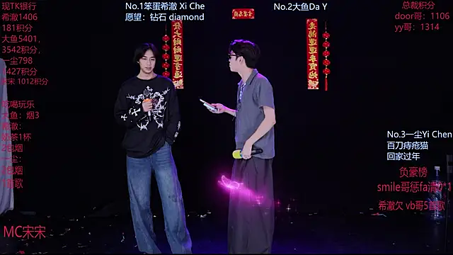 Snapshot of GGBond-02 chatting on 02.16.26 GGBond-02 online show from 02.16.26