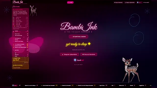 BambiInkXXX online show from 04.16.26
