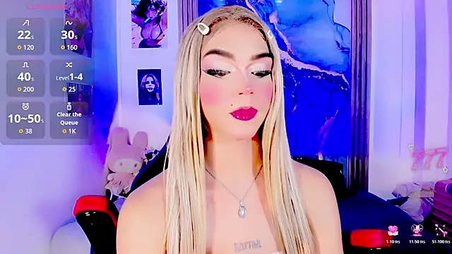 blonde queen- online show from 07.07.26