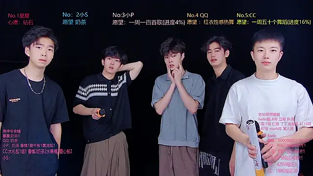 Snapshot of KOboys-818 chatting on 07.15.26 KOboys-818 online show from 07.15.26
