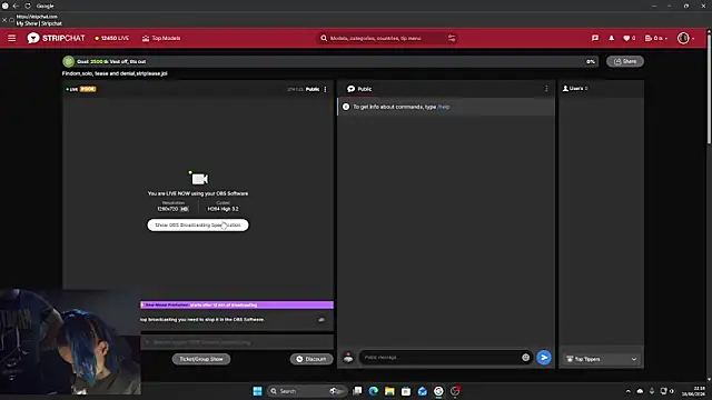 Vampxena online show from 06.18.26