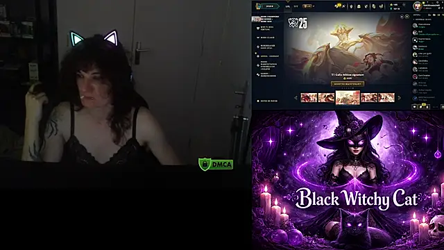 Snapshot of Black_Kitty_Witch chatting on 07.24.26 Black Kitty Witch online show from 07.24.26