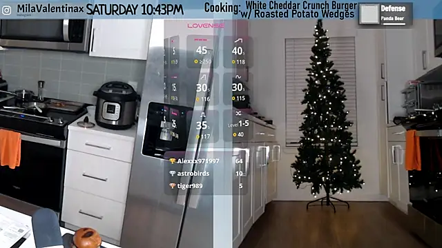 Snapshot of MilaValentina chatting on 12.29.24 MilaValentina online show from 12.29.24