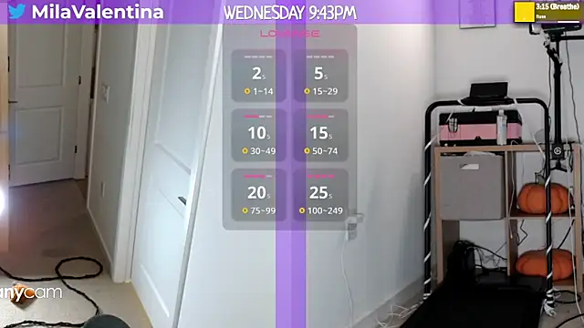 Snapshot of MilaValentina chatting on 02.06.25 MilaValentina online show from 02.06.25