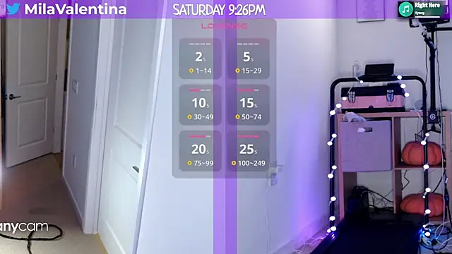 Snapshot of MilaValentina chatting on 02.09.25 MilaValentina online show from 02.09.25