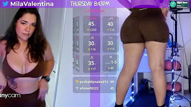 Snapshot of MilaValentina chatting on 02.21.25 MilaValentina online show from 02.21.25