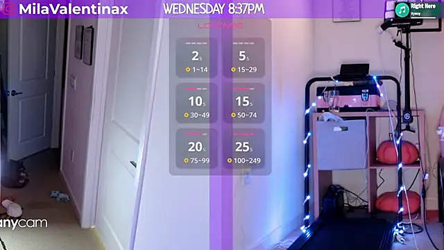 Snapshot of MilaValentina chatting on 02.27.25 MilaValentina online show from 02.27.25