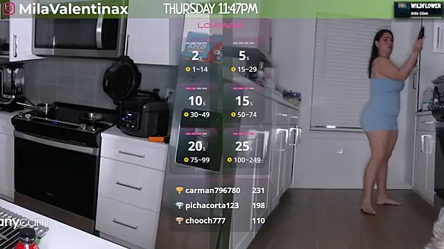 Snapshot of MilaValentina chatting on 03.14.25 MilaValentina online show from 03.14.25