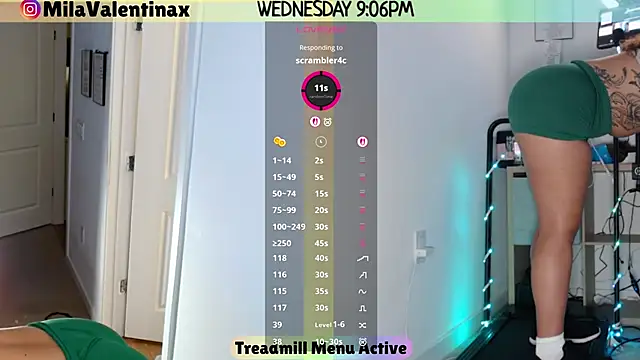 Snapshot of MilaValentina chatting on 09.11.25 MilaValentina online show from 09.11.25