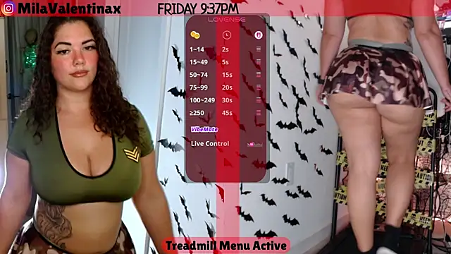 Snapshot of MilaValentina chatting on 10.04.25 MilaValentina online show from 10.04.25