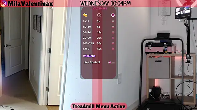 MilaValentina online show from 11.13.25