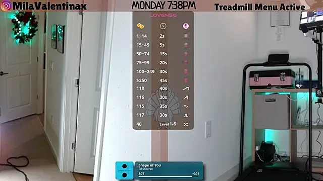 MilaValentina online show from 12.02.25