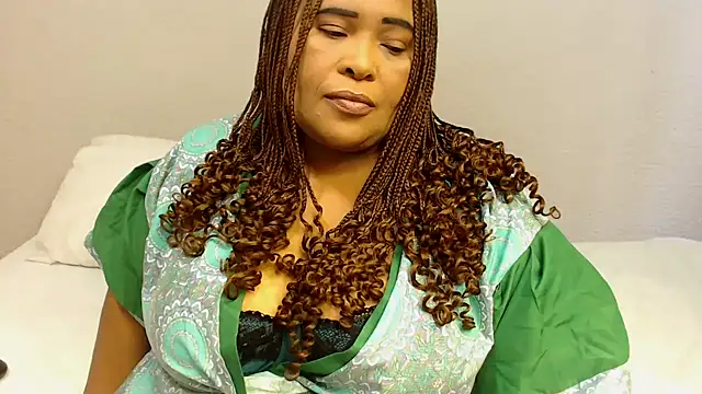 Snapshot of zandile chatting on 10.03.25 zandile online show from 10.03.25