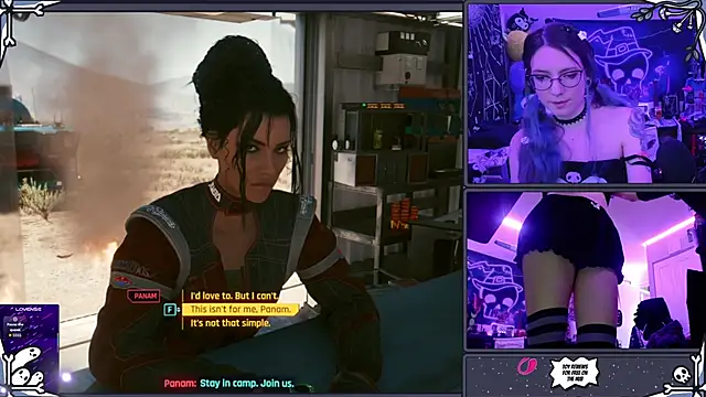 Snapshot of AnneSao chatting on 10.02.25 AnneSao online show from 10.02.25