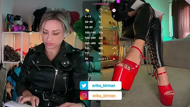 Erika Kirman online show from 11.26.25