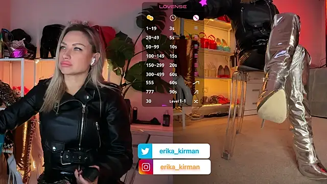 Erika Kirman online show from 01.11.26