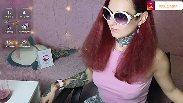 Snapshot of Ginger_Stay chatting on 12.19.24 Ginger Stay online show from 12.19.24