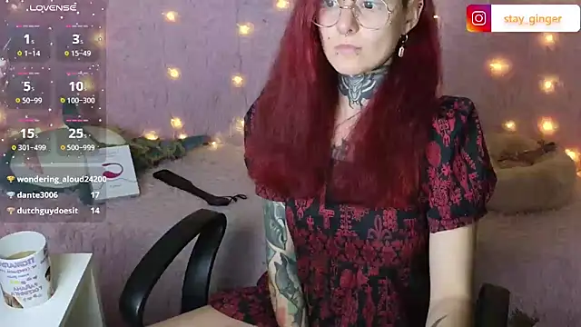 Snapshot of Ginger_Stay chatting on 01.09.25 Ginger Stay online show from 01.09.25