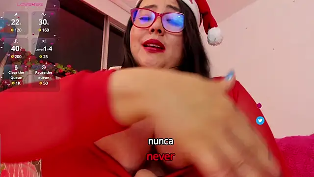 Snapshot of AudredLovely chatting on 12.25.24 AudredLovely online show from 12.25.24