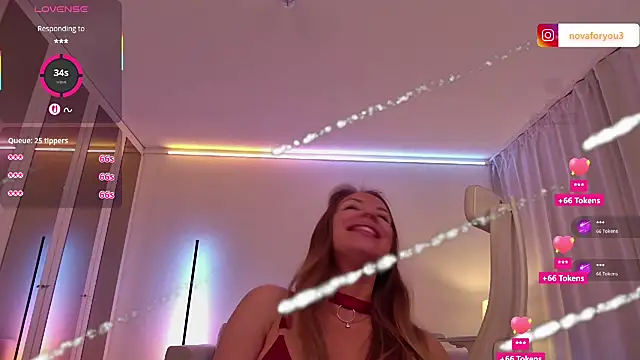 Snapshot of novaforyou1 chatting on 02.14.26 novaforyou1 online show from 02.14.26