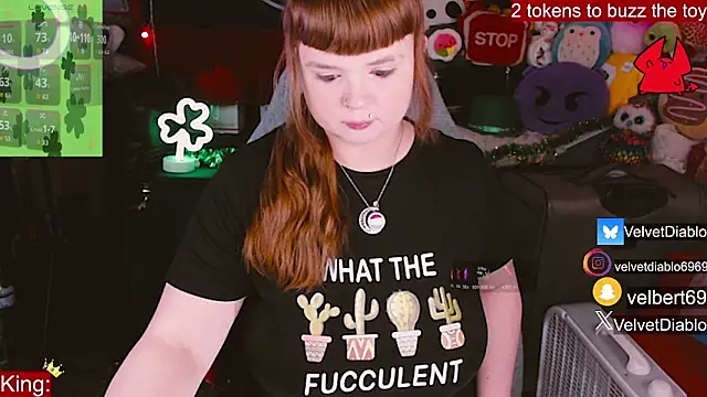 VelvetDiablo online show from 02.26.26