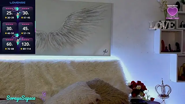 SorayaSapeca online show from 03.26.26