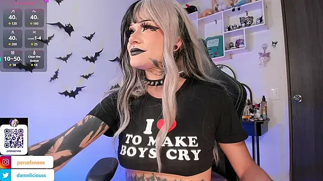 damnliciousss online show from 12.02.25