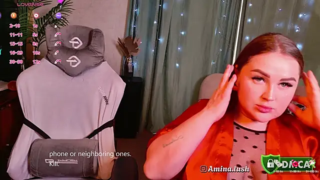 Snapshot of AminaCharm chatting on 01.18.25 AminaCharm online show from 01.18.25