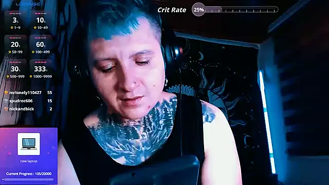 Marieblueeyes online show from 04.09.26