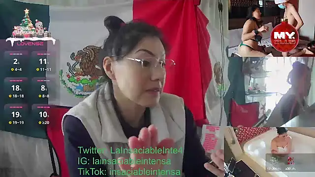 LaInsaciableIntensa online show from 01.13.25