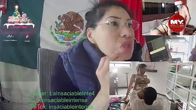 LaInsaciableIntensa online show from 01.14.25