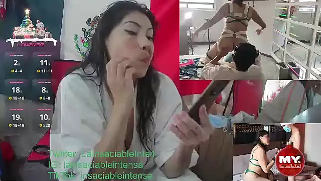 LaInsaciableIntensa online show from 01.16.25