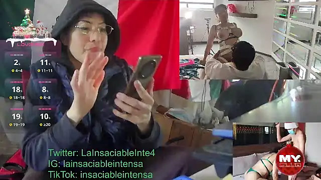 LaInsaciableIntensa online show from 01.16.25