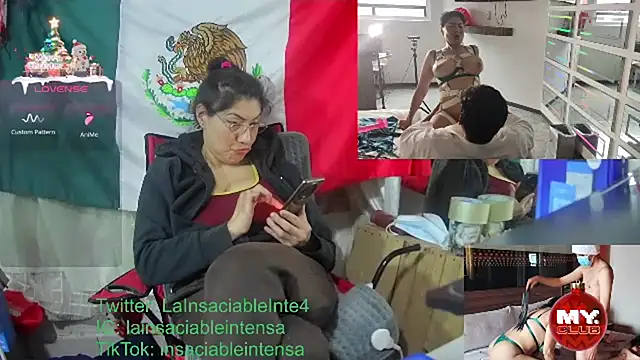 LaInsaciableIntensa online show from 01.16.25