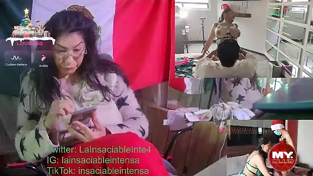 LaInsaciableIntensa online show from 01.18.25