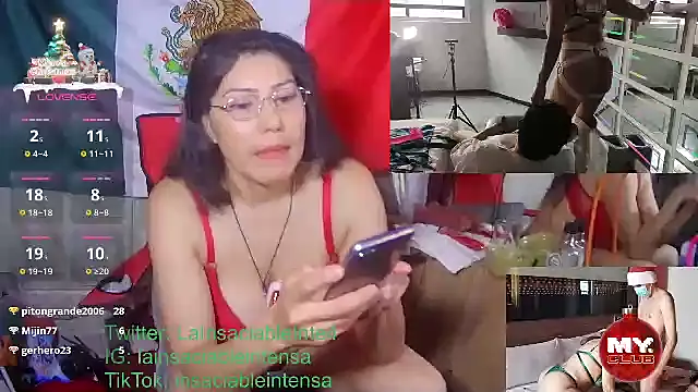 LaInsaciableIntensa online show from 01.19.25