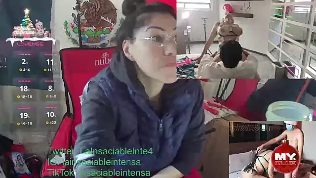 LaInsaciableIntensa online show from 01.19.25