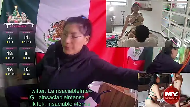 LaInsaciableIntensa online show from 01.21.25