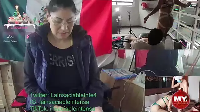 LaInsaciableIntensa online show from 01.23.25