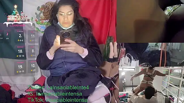 LaInsaciableIntensa online show from 01.28.25