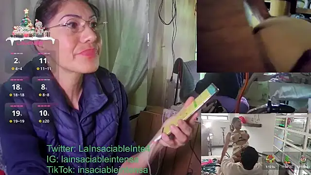 LaInsaciableIntensa online show from 01.29.25