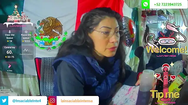 LaInsaciableIntensa online show from 02.14.25